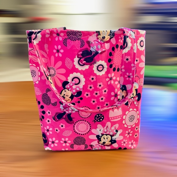 Handmade Minnie Mouse Fun Activity Tote Bag - Picture 5 of 6